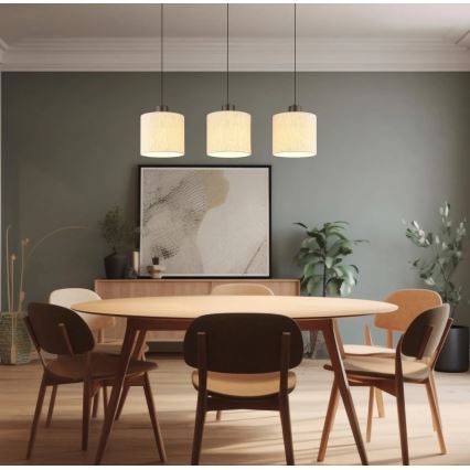 Globo - Candelabru LED suspendat pe cablu LED/24W/230V 3000K