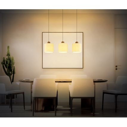 Globo - Candelabru LED suspendat pe cablu LED/24W/230V 3000K