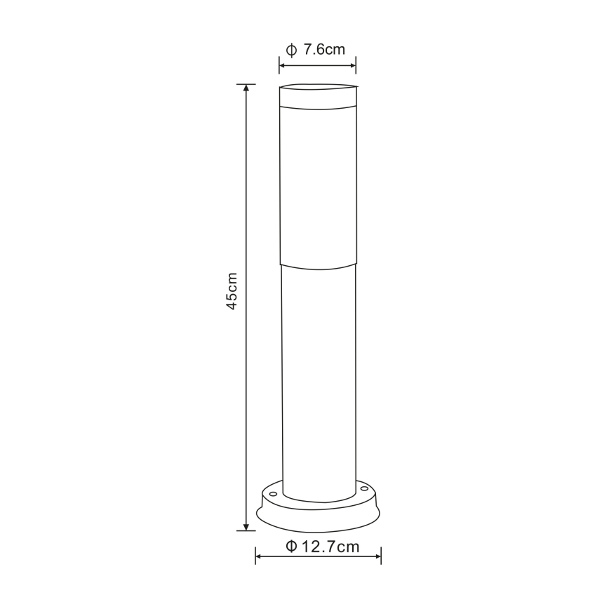 Globo - Lampă de exterior 1xE27/23W/230V 45 cm IP44