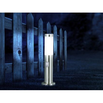 Globo - lampă LED de exterior cu senzor 1xE27/8,8W/230V IP44
