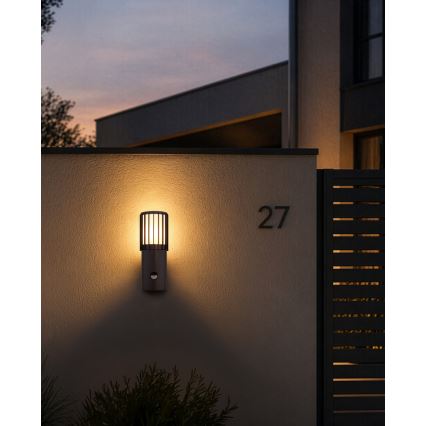 Globo - Aplica de perete pentru exterior cu senzor 1xE27/15W/230V IP54