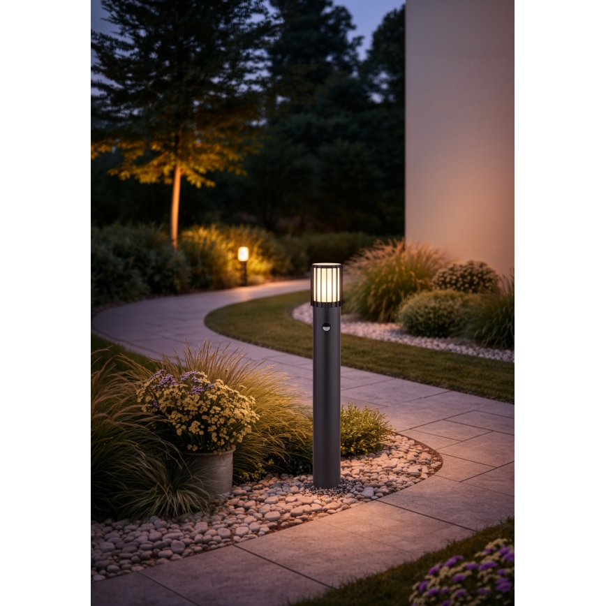 Globo - Lampă de exterior cu senzor, soclu E27 (1x), 15 W, 230 V, protecție IP54, 65 cm