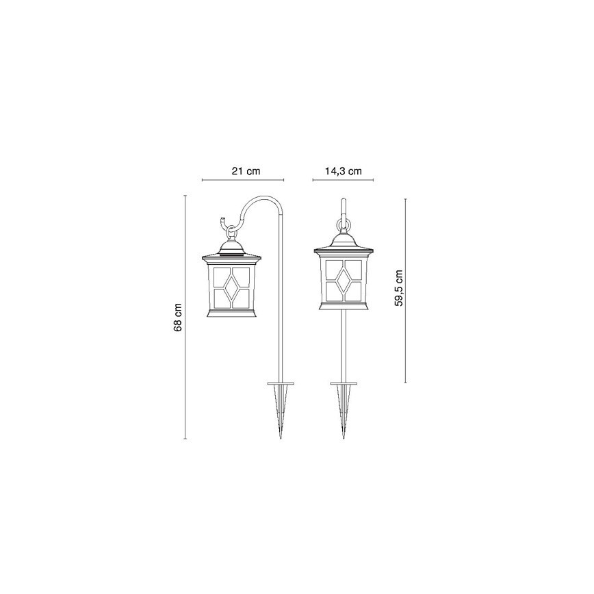 Globo - Lampă solară LED/0,05W/3,2V IP44 300 mAh
