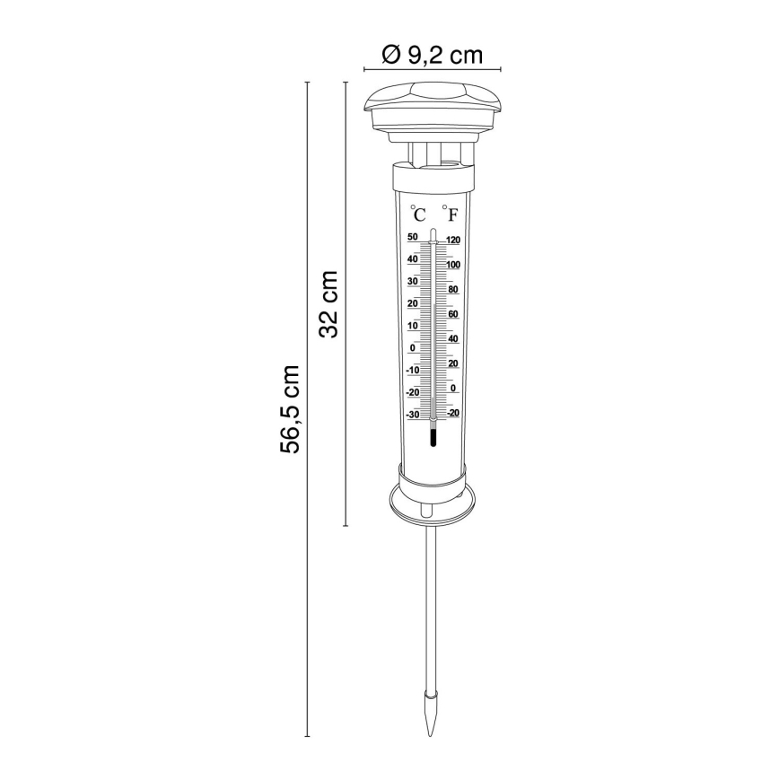 Globo - Lampă solară LED, 0,06 W, IP44, 600 mAh