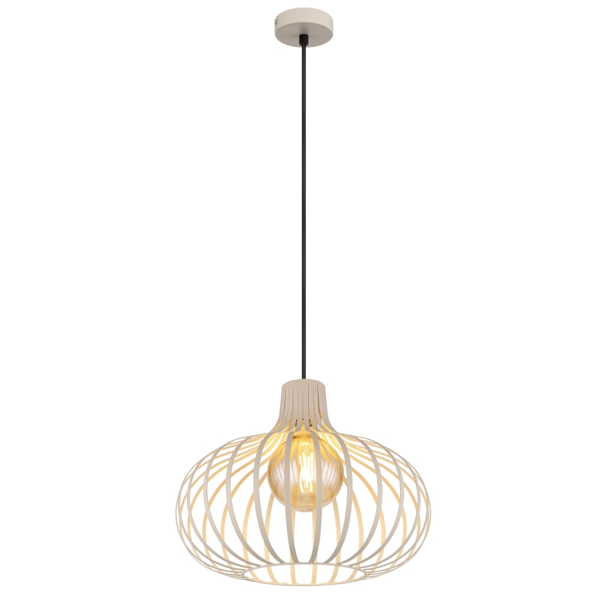 Globo - Lustră cu cablu 1xE27/40W/230V bej