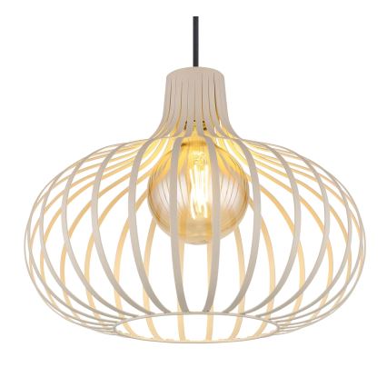 Globo - Lustră cu cablu 1xE27/40W/230V bej