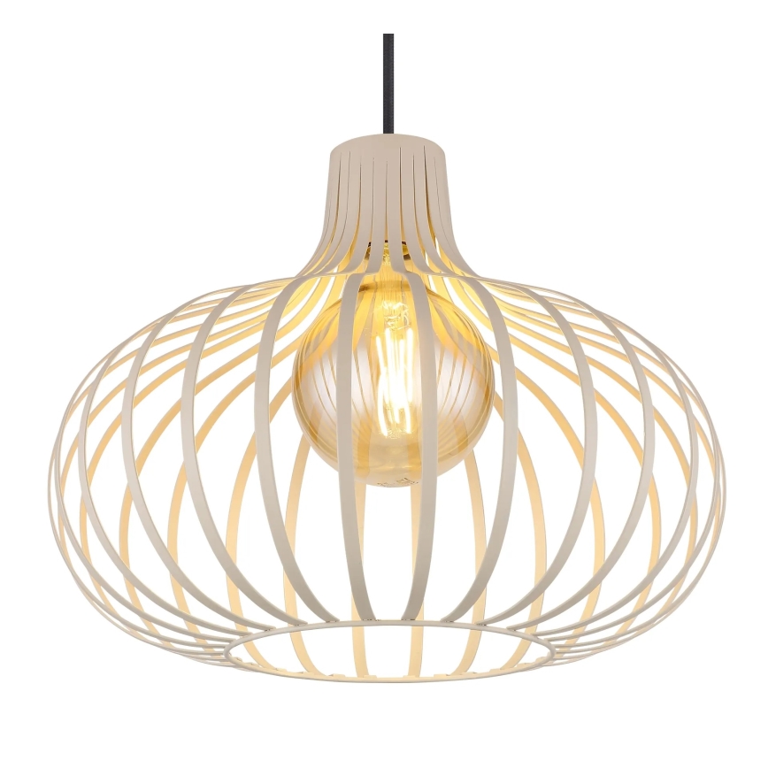 Globo - Lustră cu cablu 1xE27/40W/230V bej