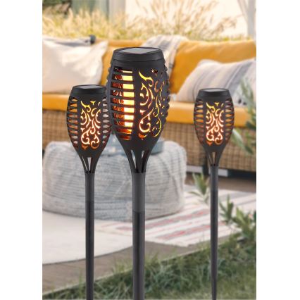 Globo - SET 3x Lampă solară LED LED/0,1W/3V IP44 200 mAh