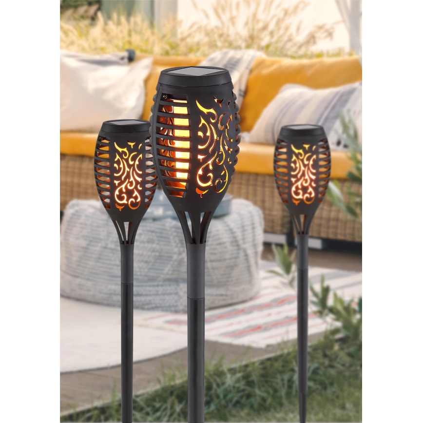 Globo - SET 3x Lampă solară LED LED/0,1W/3V IP44 200 mAh