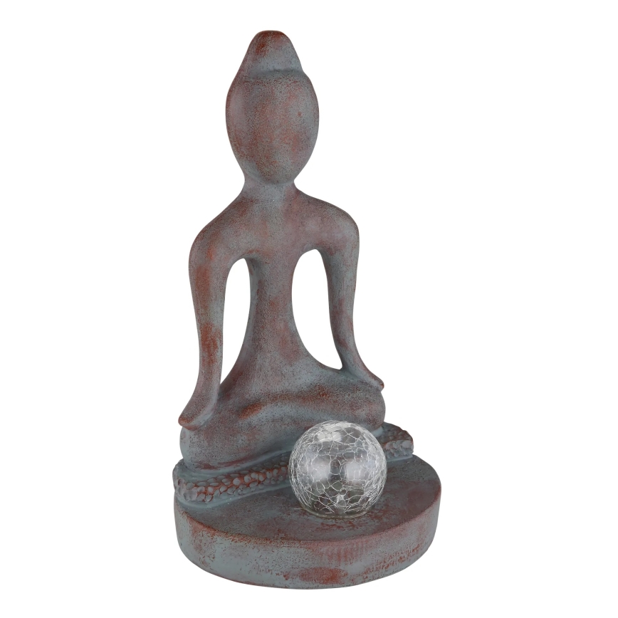 Globo - Lampă solară LED/3V IP44 200 mAh, statuie Buddha
