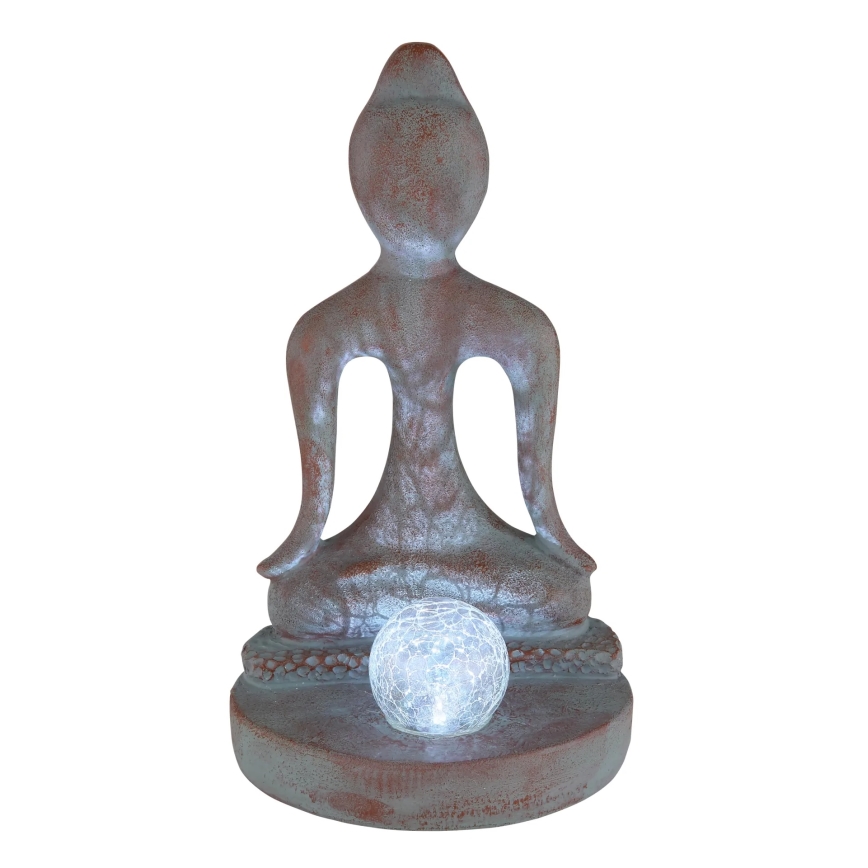 Globo - Lampă solară LED/3V IP44 200 mAh, statuie Buddha