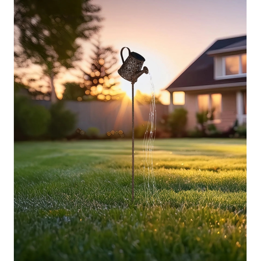 Globo - Lampă solară LED, 3 V, IP44, 300 mAh, în formă de ceainic