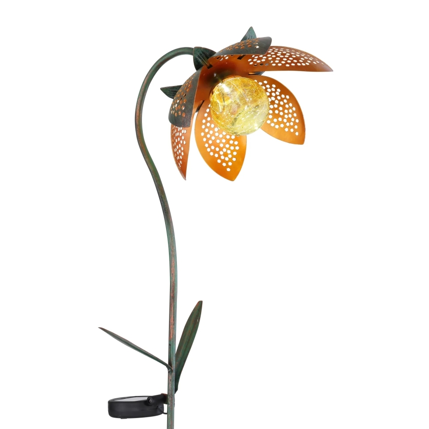 Globo - Lampă solară LED, 3,2V, IP44, 200 mAh, floare