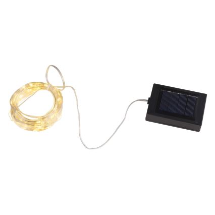 Globo - Ghirlandă solară cu LED, 120xLED, 3,2 V, IP44, 13,4 m, 600 mAh
