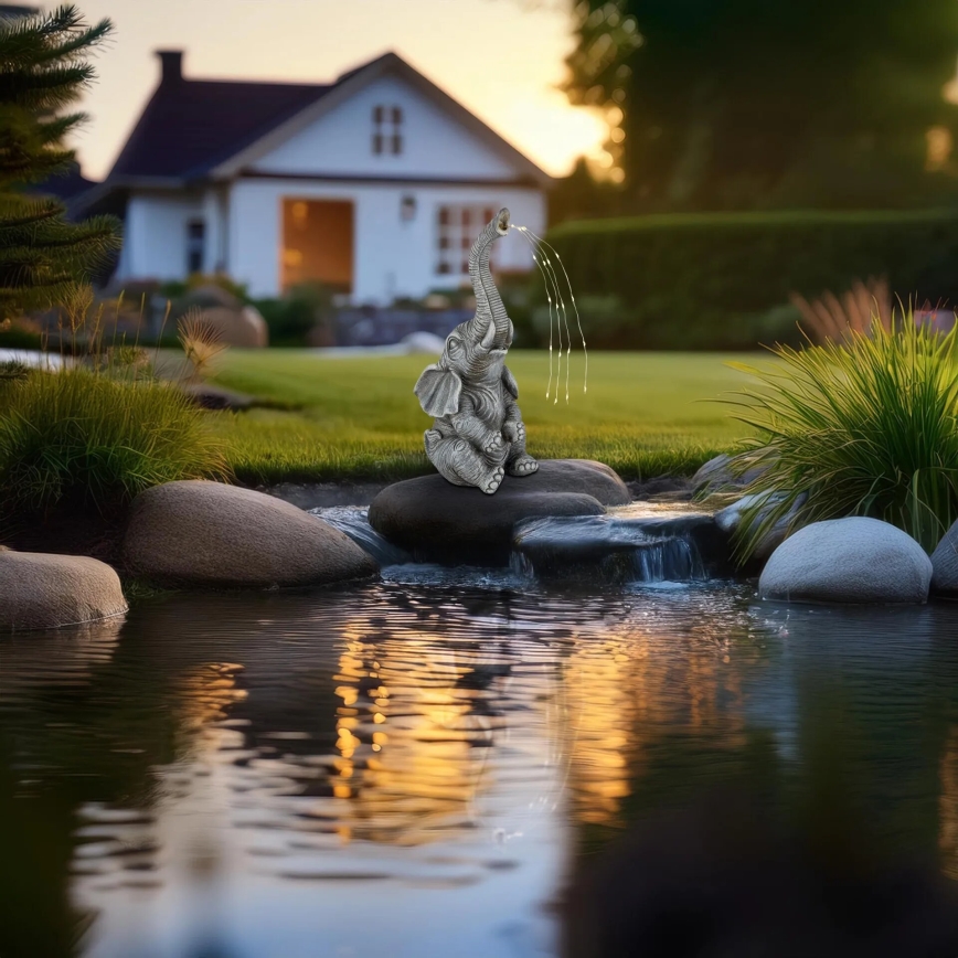 Globo - Decorațiune solară LED 20xLED/0,02W/3V IP44 300 mAh elefant