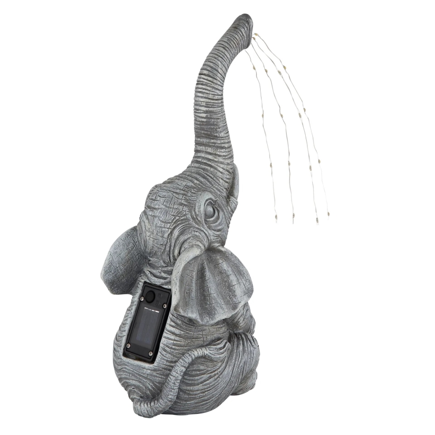 Globo - Decorațiune solară LED 20xLED/0,02W/3V IP44 300 mAh elefant