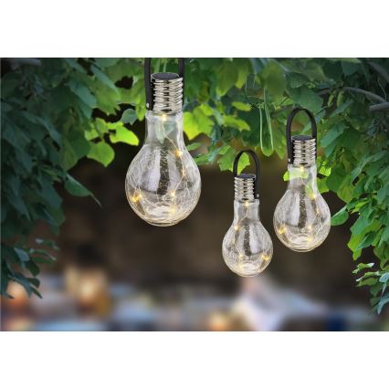 Globo - Lampă solară LED 5xLED/0,06W/3,2V IP44 80 mAh