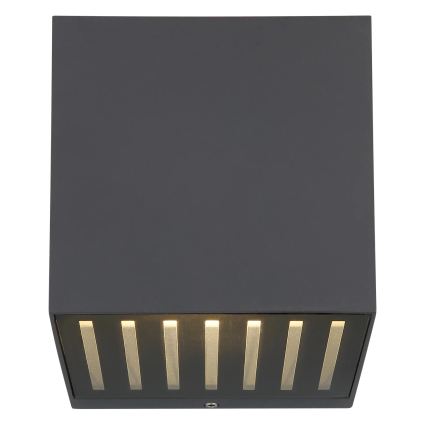 Globo - Aplică LED de perete pentru exterior, 6W, 230V, IP54, antracit