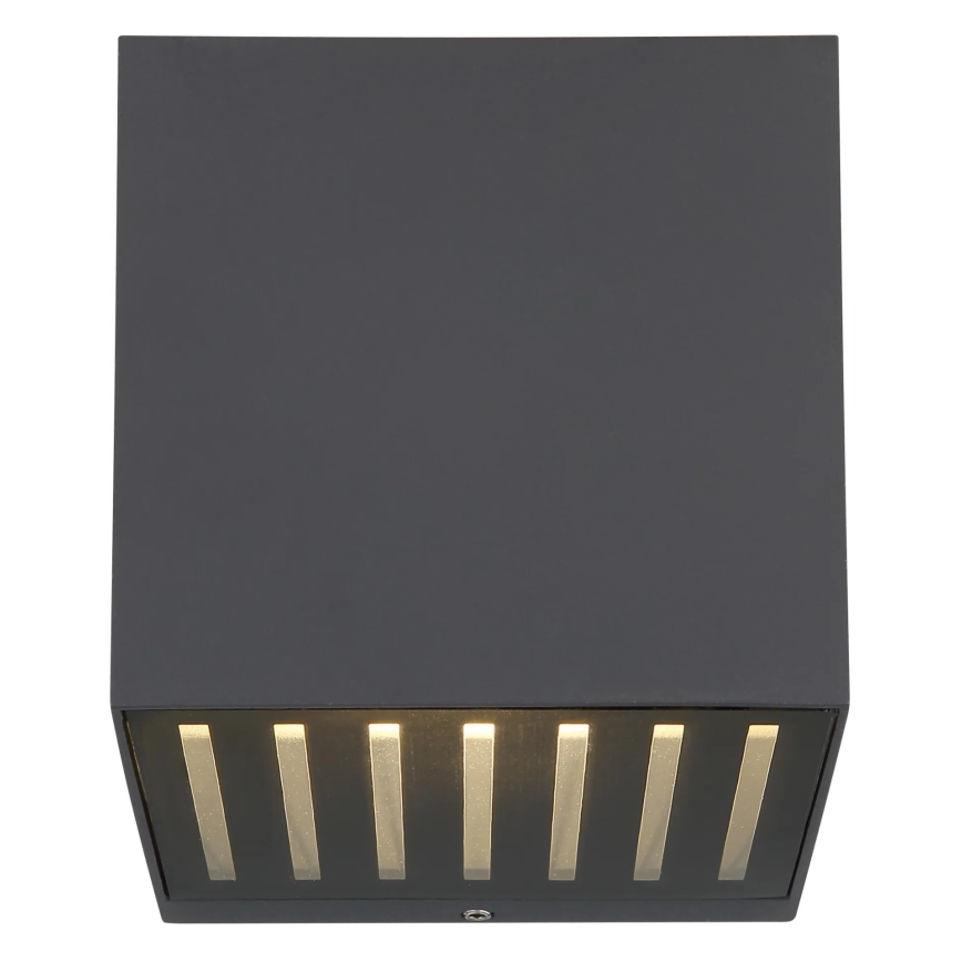 Globo - Aplică LED de perete pentru exterior, 6W, 230V, IP54, antracit