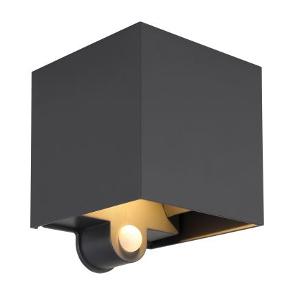 Globo - Aplică LED de exterior pentru perete cu senzor 2xLED/3W/230V IP54