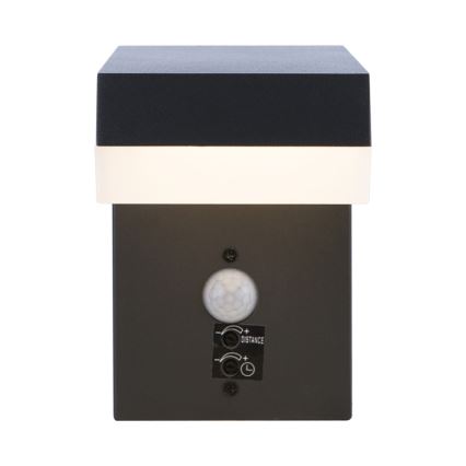 Globo - Aplica de perete LED pentru exterior cu senzor LED/9,5W/230V IP44
