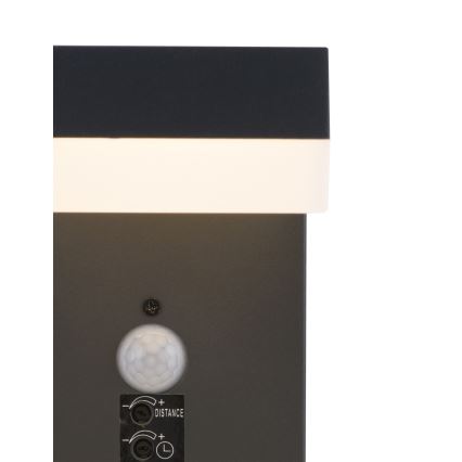 Globo - Aplica de perete LED pentru exterior cu senzor LED/9,5W/230V IP44