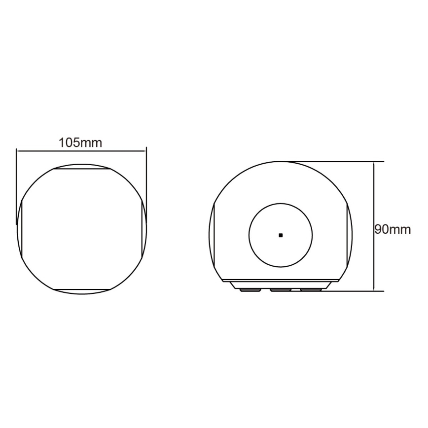 Globo - LED aplică de perete pentru exterior LED/4,5W/230V IP54