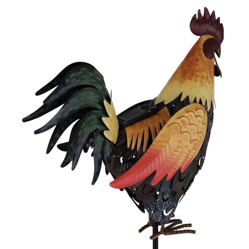 Globo - Decorațiune solară LED LED/0,02W/3V IP44 300 mAh cocoș