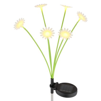 Globo - Lampă solară LED în formă de floare, 6xLED/3V, IP44, 600 mAh