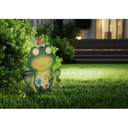 Globo - Lampă solară LED 104 LED/3V, IP44, 300 mAh, în formă de broască