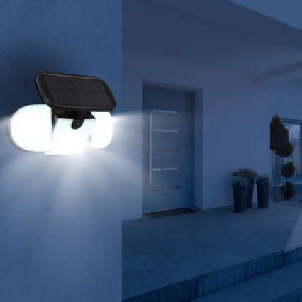 Globo - Lampă solară LED cu senzor, 3,7 V, IP44, 2000 mAh