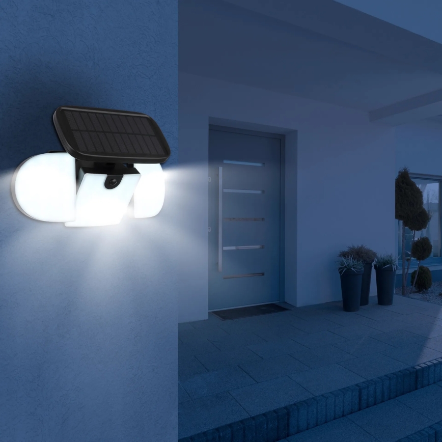 Globo - Lampă solară LED cu senzor, 3,7 V, IP44, 2000 mAh