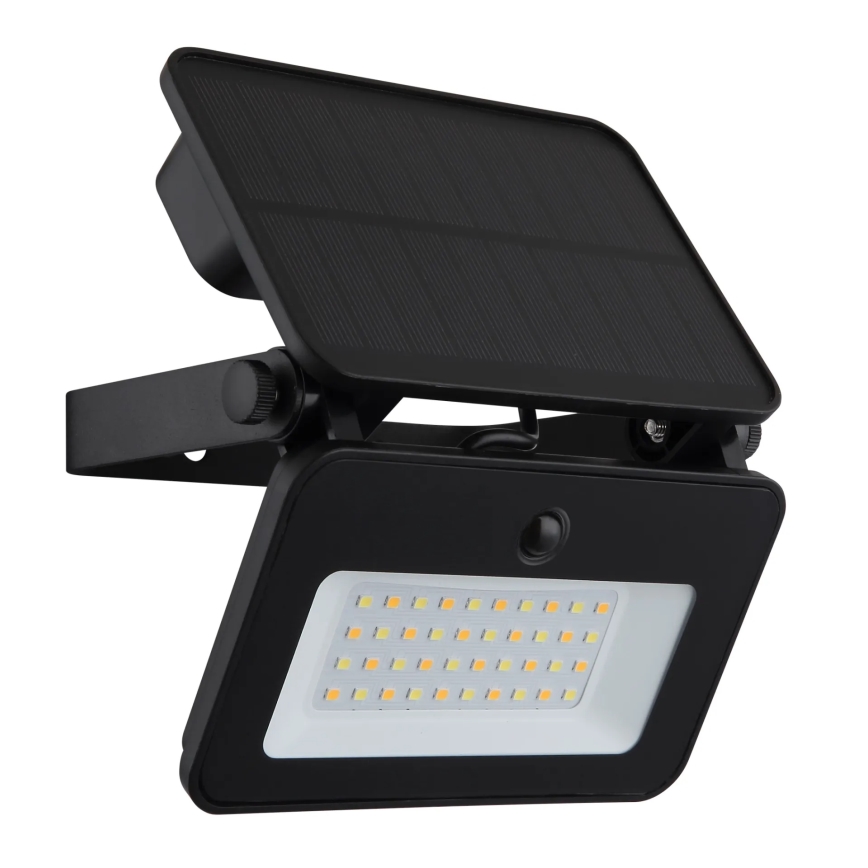 Globo - Lampă solară LED reglabilă cu senzor, 8W/5V, 3000/4000/6500K, IP65, 2200 mAh