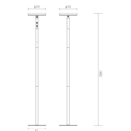 Globo - Lampă solară LED LED/6W/3,7V IP54 4400 mAh