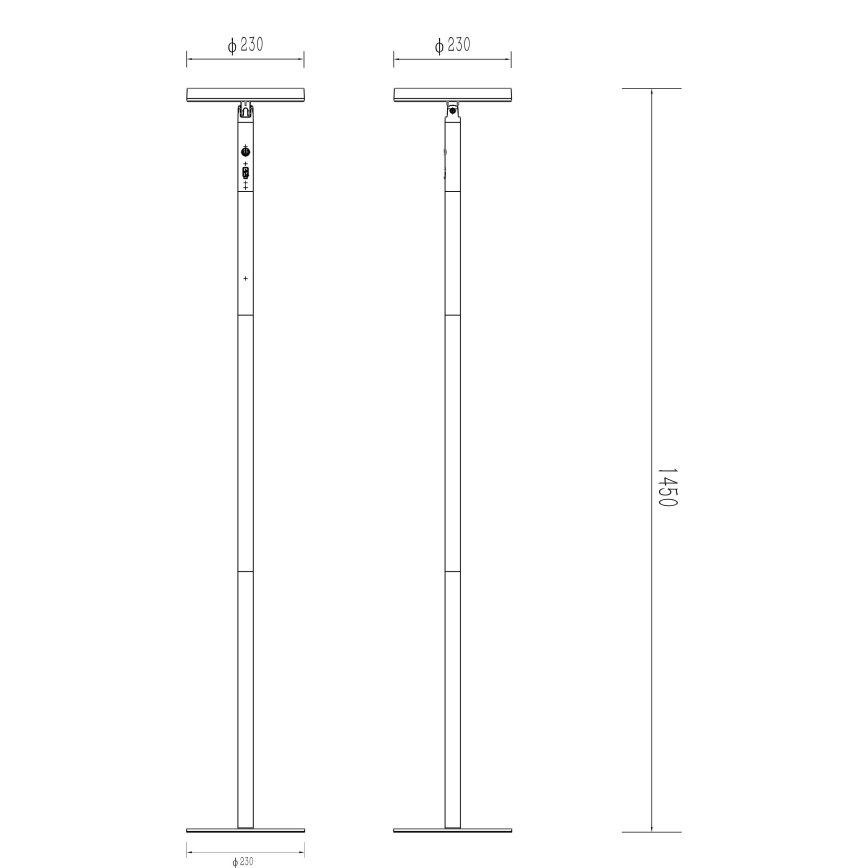 Globo - Lampă solară LED LED/6W/3,7V IP54 4400 mAh