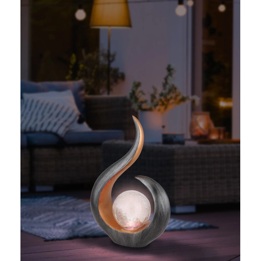 Globo - Lampă solară LED RGB, 3V, IP44, 300 mAh