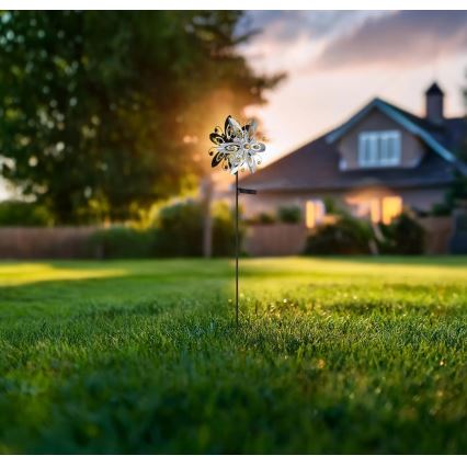 Globo - Decorațiune solară LED LED/0,02W/3V IP44 300 mAh