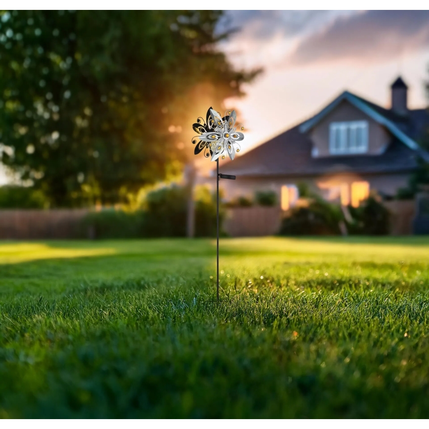 Globo - Decorațiune solară LED LED/0,02W/3V IP44 300 mAh