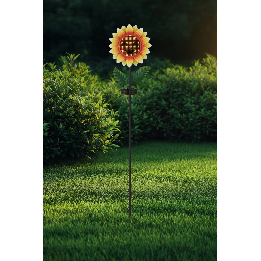 Globo - Lampă solară LED în formă de floare, 200 LED/3V, IP44, 600 mAh