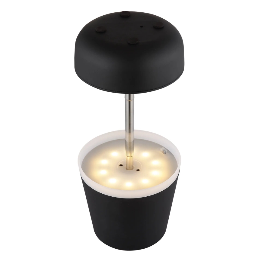 Globo - Lampă solară LED 10xLED/0,06W/3V IP44 800 mAh negru