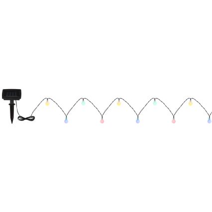 Globo - Ghirlandă solară cu LED 20xLED/1,2V IP44 300 mAh 5,8 m
