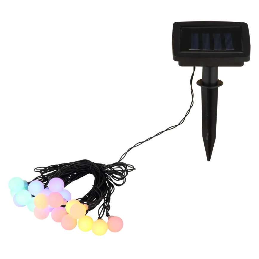 Globo - Ghirlandă solară cu LED 20xLED/1,2V IP44 300 mAh 5,8 m