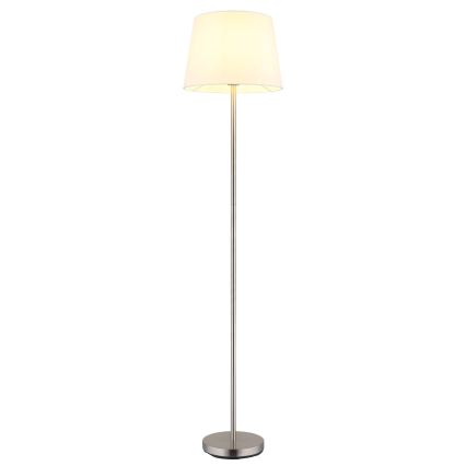 Globo - Lampă de podea 1xE27/40W/230V alb/crom mat
