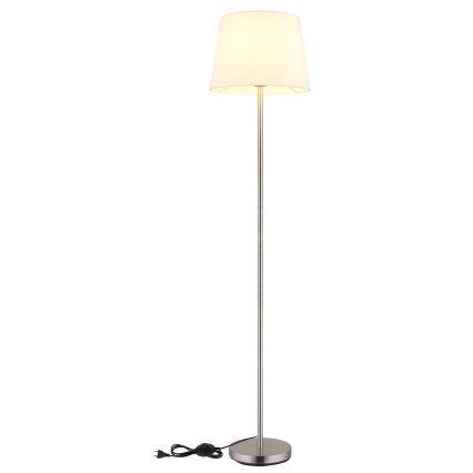 Globo - Lampă de podea 1xE27/40W/230V alb/crom mat