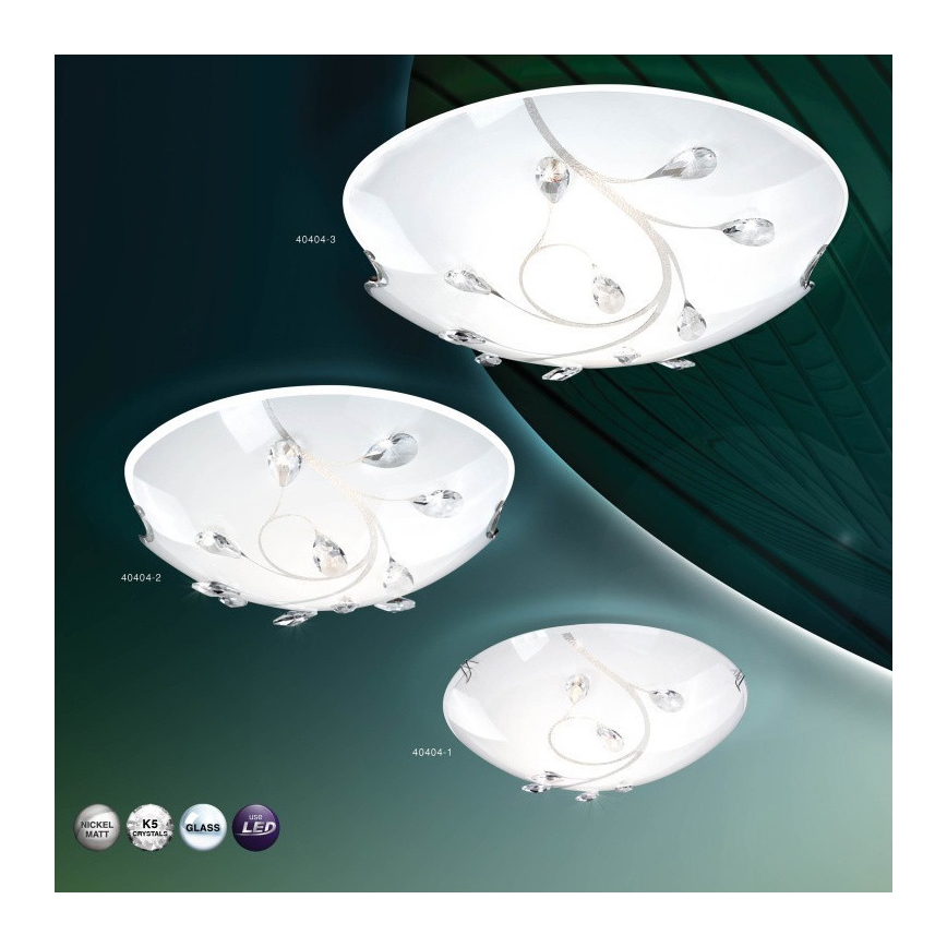 GLOBO 40404-3 - Plafonieră BURGUNDY 3xE27/60W/230V