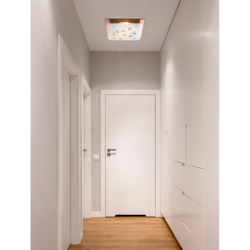 Globo - Plafonier cu 3 becuri E27/40W/230V