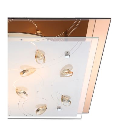 Globo - Plafonier cu 3 becuri E27/40W/230V