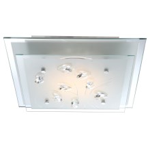 Globo 40419 - LED Plafoniera cristal ELINE 1xLED/17,5W/230V