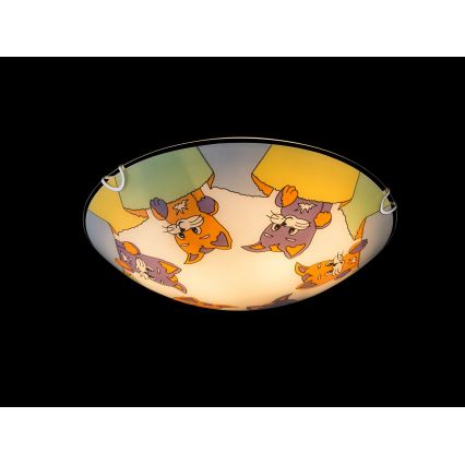 Globo - Plafonieră copii 2xE27ILLU/60W/230V