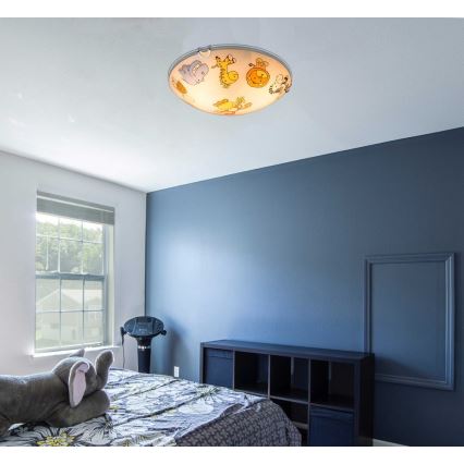 Globo - Plafonieră copii 2xE27ILLU/60W/230V
